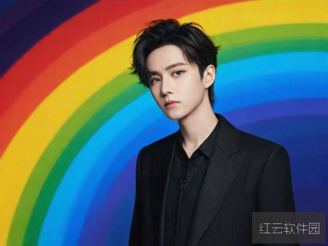 彩虹男，2022小蓝大叔的色彩传奇